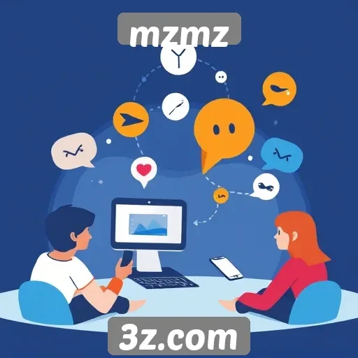 Exploração da comunidade online do mzmz